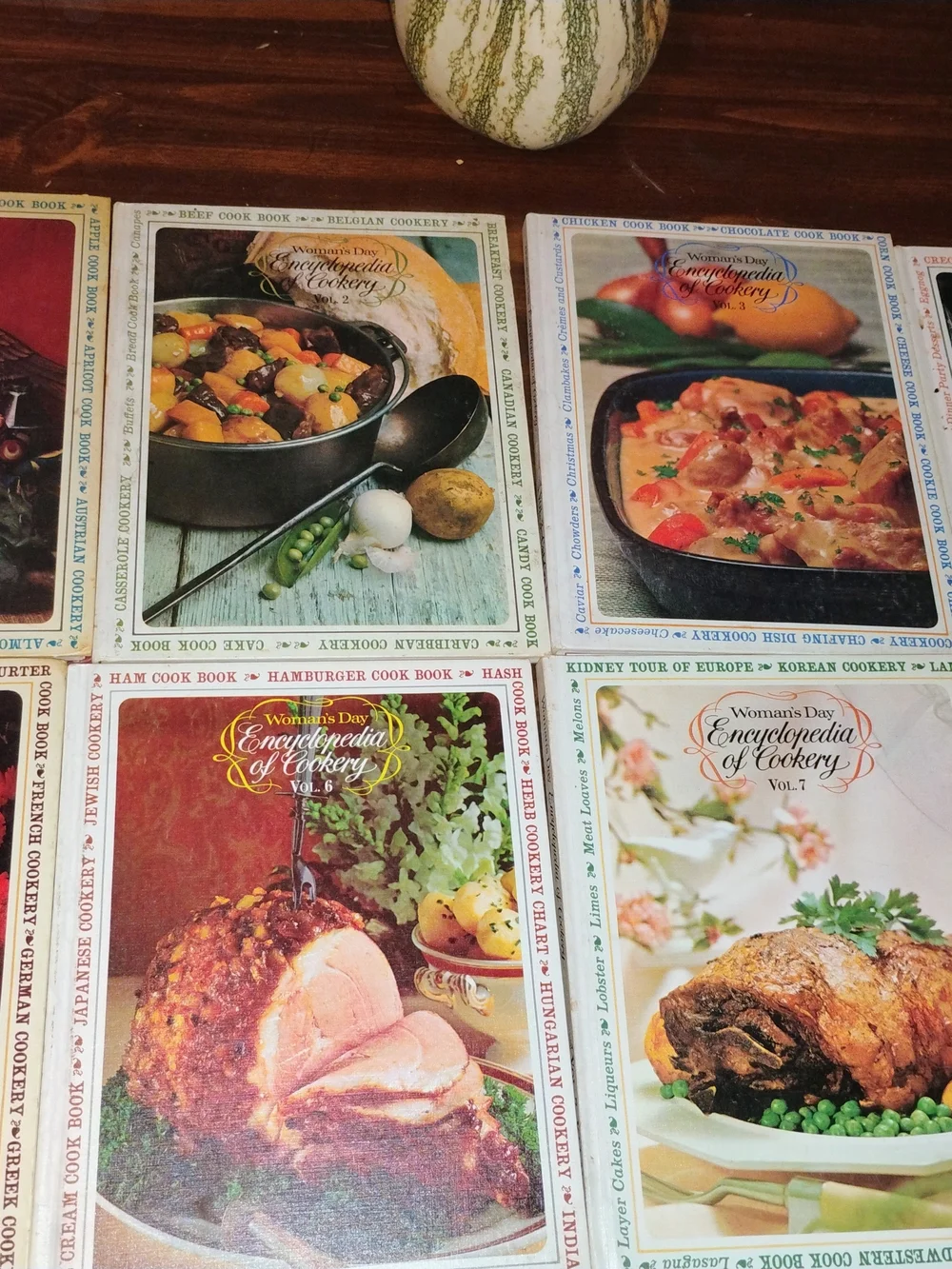 Vintage 1966 Woman's Day Encyclopedia of Cookery (Complete 12-Volume Set)